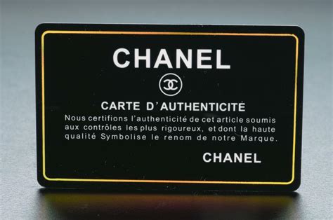 ver tarjeta de Chanel real